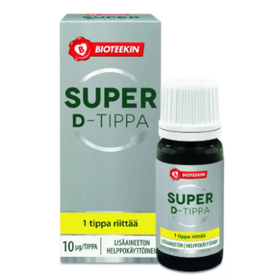 Капли с витамином Д BIOTEEKIN SUPER D-TIPPA 8 ML