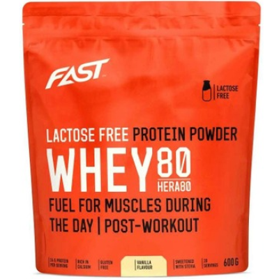 Сывороточный протеин Fast Lactose Free Whey 80 600г ваниль