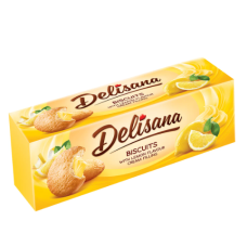 Печенье песочное с лимонной начинкой Delisana Lemon 150г