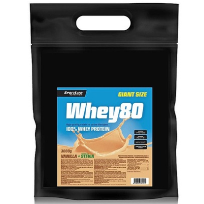 Сывороточный протеин со вкусом ванили Sportlife Nutrition Whey80 3 кг