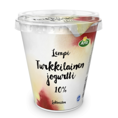 Йогурт турецкий Arla Lempi turkkilainen 300г 10% без лактозы