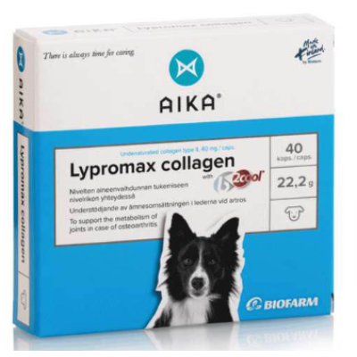 Коллаген для собак Aika Lypromax 40капсул