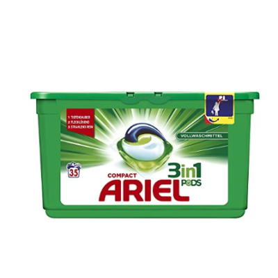 Капсулы для стирки Ariel Compact 3 in 1pods 35шт