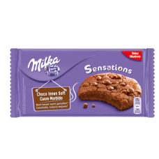 Печенье Milka Sensation с шоколадной начинкой 156г