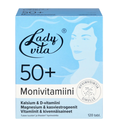 Витамины для женщин Ladyvita 50+ 120 таблеток