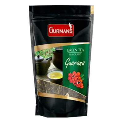 Зеленый ароматизированный чай GURMANS Guarana 70г