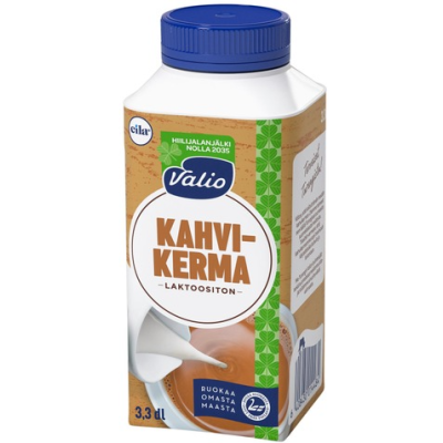 Сливки для кофе Valio kahvikerma 10 % 3,3 дл без лактозы