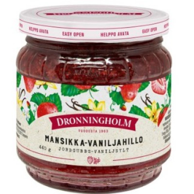 Варенье Dronningholm Mansikka-vaniljahillo 440г клубника ваниль