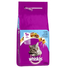 Сухой корм для взрослых кошек Whiskas 1+ 1,75 кг тунец