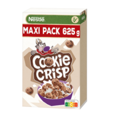 Хлопья в форме печенья со вкусом шоколада с витаминами и минералами Nestle Crisp 625г