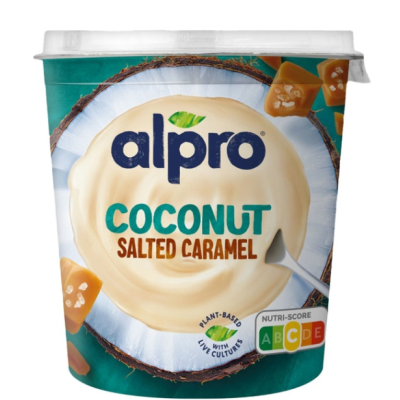 Соевый йогурт Alpro Coconut Salted Caramel 340г кокос и соленая карамель