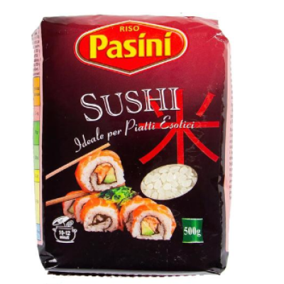 Рис для суши Pasini Sushi 500г