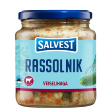 Рассольник с говядиной SALVEST Rassolnik veiselihaga 530 г в банке