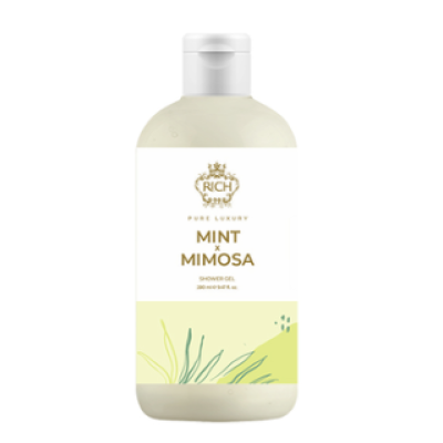 Увлажняющий и питательный гель для душа Rich Pure Luxury Mint & Mimosa 280мл