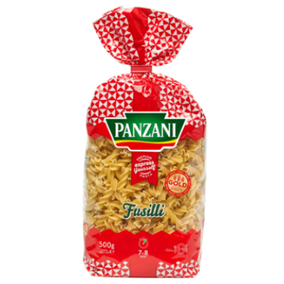 Паста из твердых сортов пшеницы PANZANI Pasta Fusilli 500г