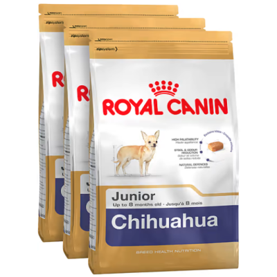 Корм для собак Royal Canin Chihuahua Junior 1,5 кг 3 шт