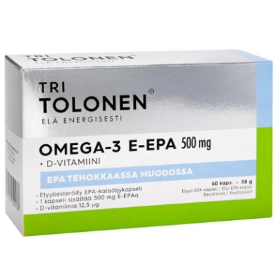 Рыбий жир Tolonen Omega-3 E-EPA 500 мг 60шт