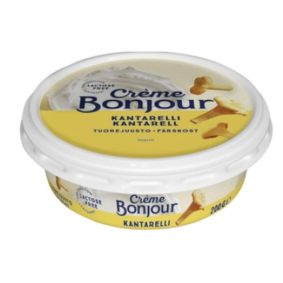 Сыр без лактозы Creme Bonjour Kantarelli 200г с лисичками