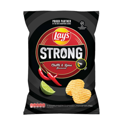 Картофельные чипсы LAY'S Strong со вкусом чили и лайма 210г