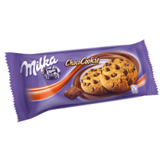 Печенье с шоколадной крошкой из альпийского молока MILKA Choco Cookies 135г