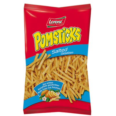 Снеки картофельные LORENZ Pomsticks с солью 100 г