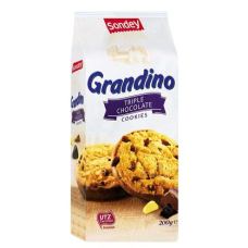 Песочное печенье Sondey Grandino Triple chocolate 200г