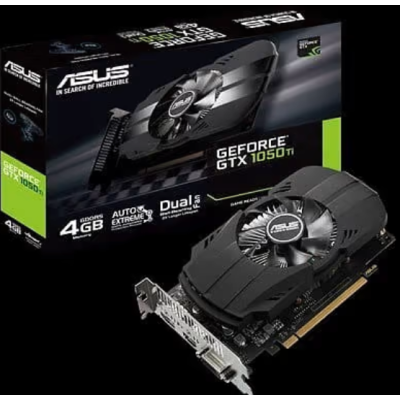 Видеокарта Asus GeForce GTX 1050Ti PH-GTX1050TI-4G 4096 МБ для PCI-e