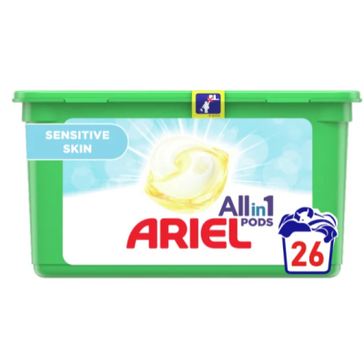 Капсулы для стирки ARIEL Allin1 Pods Sensitive 26 шт