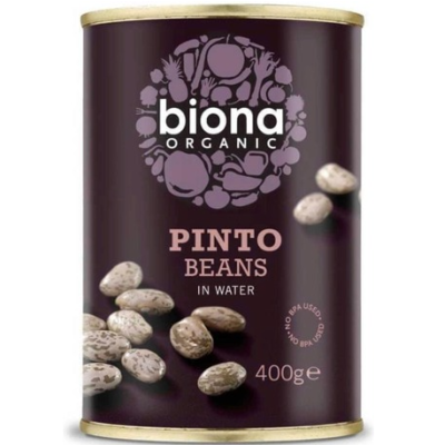 Органические бобы в рассоле Biona Organic Pinto 400г