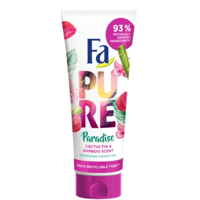 Гель для душа Fa Pure Paradise 200мл кактус и бамбук 