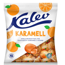 Карамель Kalev Caramel 120г апельсин