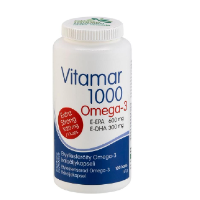 Капсулы для сердца Vitamar 1000 омега-3 100 капсул