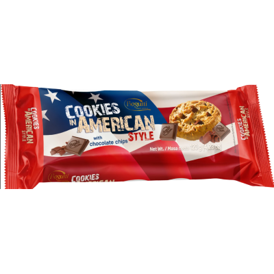 Печенье Американское American Cookie 120г с кусочками шоколада