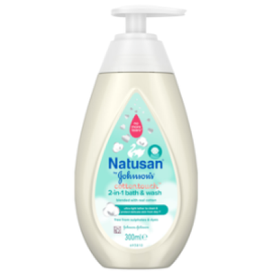 Детский гель для душа Natusan от Johnson's Cotton Touch Wash 300 мл