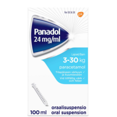 Суспензия для детей Panadol Lapsed  24мг/мл 100мл  