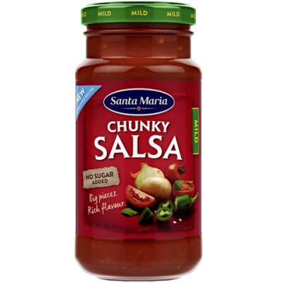 Нежный мексиканский томатный соус Santa Maria Chunky Salsa Mild 230г