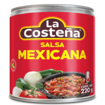 Мексиканский соус сальса казера La Costena Salsa Mexicana 220г