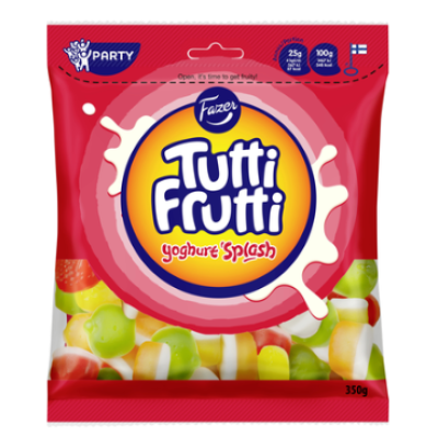 Жевательное ассорти конфет Tutti Frutti Yoghurt Splash 350г