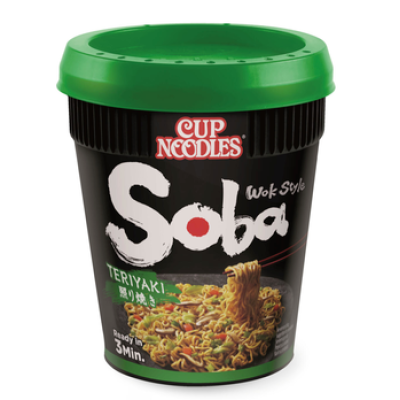 Лапша с соусом терияки Nissin Soba Cup 90г