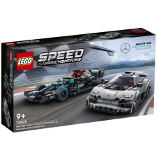 Набор LEGO Speed Champions Mercedes-AMG F1 W12 E Performance и Mercedes-AMG Project One 76909 Для детей старше 9 лет (564 детали)