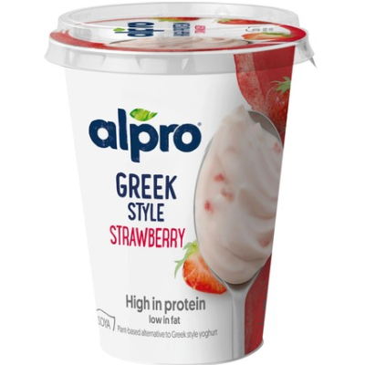 Соевый йогурт с клубникой Alpro Greek Style Strawberry 400г