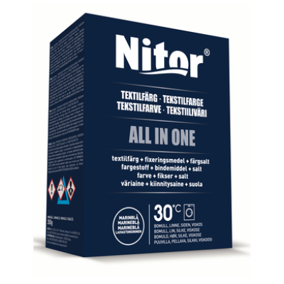 Текстильная краска Nitor All in One 350г темно синий