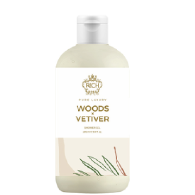 Увлажняющий и питательный гель для душа Rich Pure Woods&Vetiver 280мл