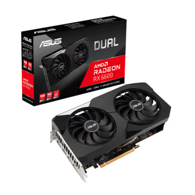 Видеокарта Asus Dual Radeon RX 6600 8 ГБ GDDR6 для шины PCI-e