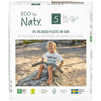 Подгузники Eco By Naty №5 от 11-25 кг 40шт