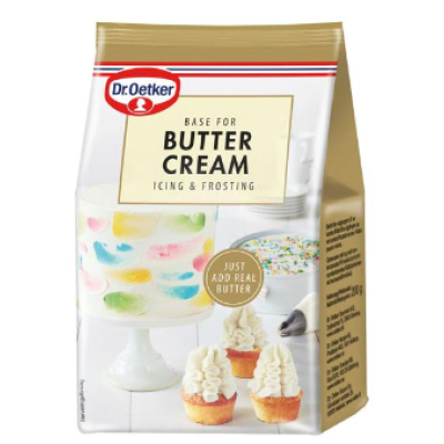 Порошковая глазурь со вкусом ванили Dr. Oetker BUTTER CREAM 230г