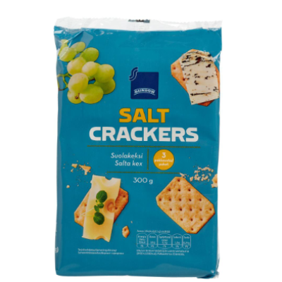 Крекеры Rainbow Salt Crackers suolakeksi 300г