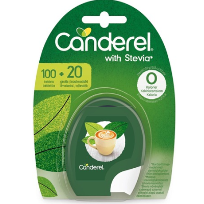 Подсластитель Canderel Stevia 120шт