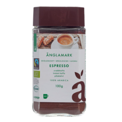 Кофе органический растворимый Anglamark Espresso 100г