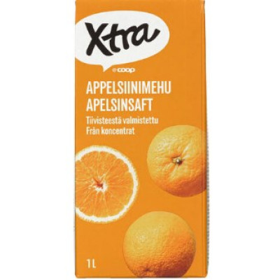 Сок апельсиновый Xtra APPELSIINIMEHU 1л